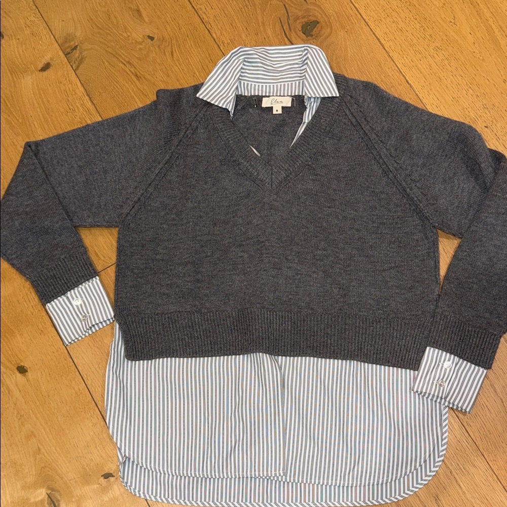 Layered V-Neck Sweater for women